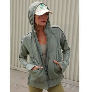 Free People Movement Only One Zip Hoodie Jacket